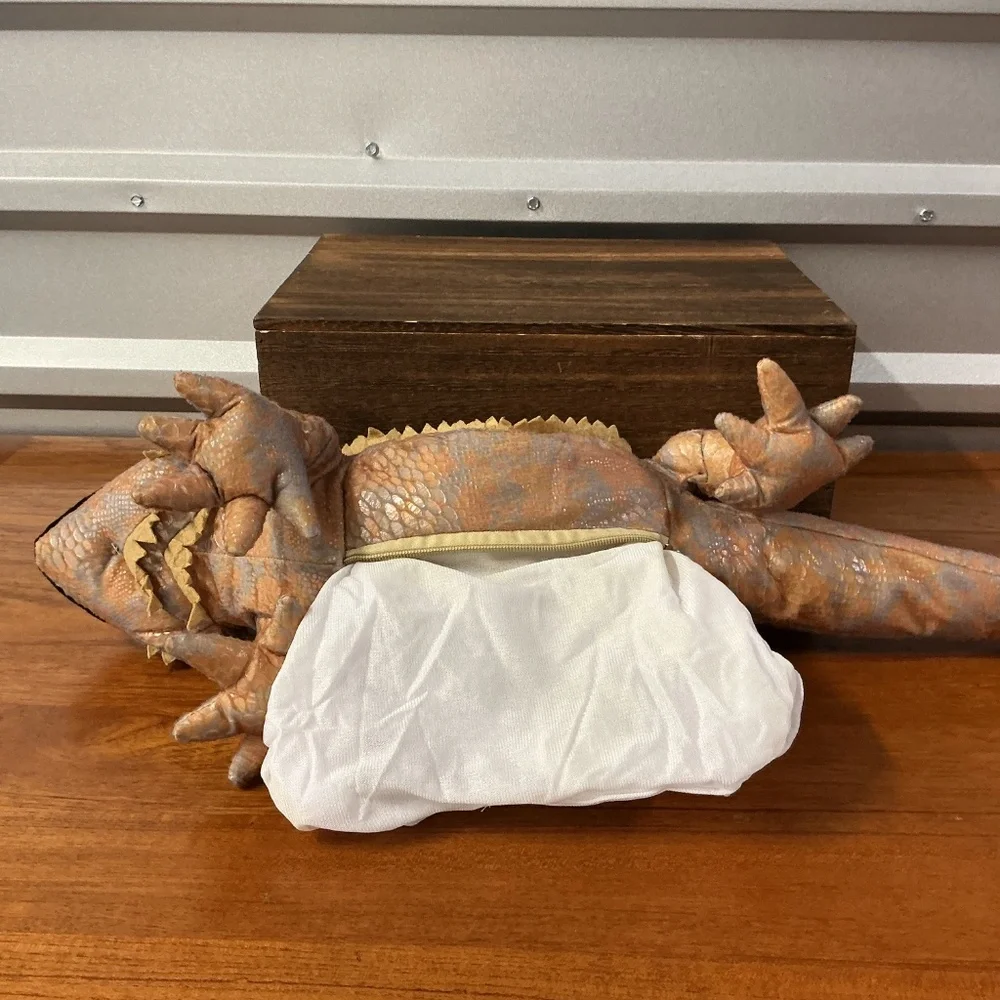 Bearded Dragon Adult Hatchling Egg Reptile Lizard Plush Stuffed Animal Realistic